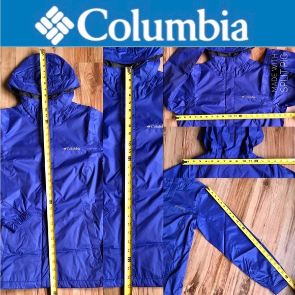 NEW COLUMBIA Timber Pointe Jacket Rain Omni-Tech w/ Hood Waterproof Medium NWOT - Picture 9 of 16